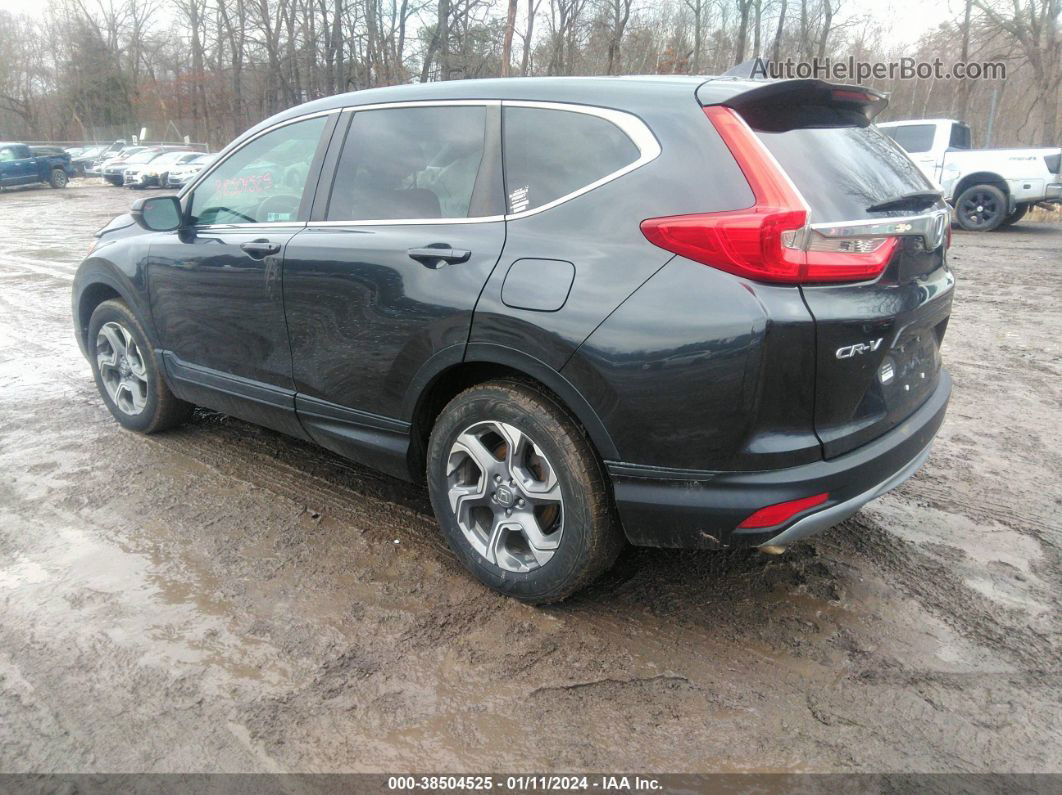 2019 Honda Cr-v Ex-l Blue vin: 2HKRW2H88KH658229