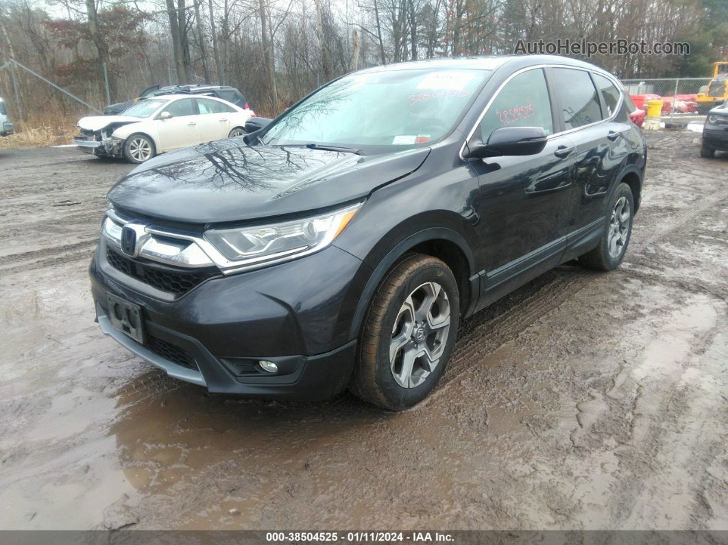 2019 Honda Cr-v Ex-l Blue vin: 2HKRW2H88KH658229