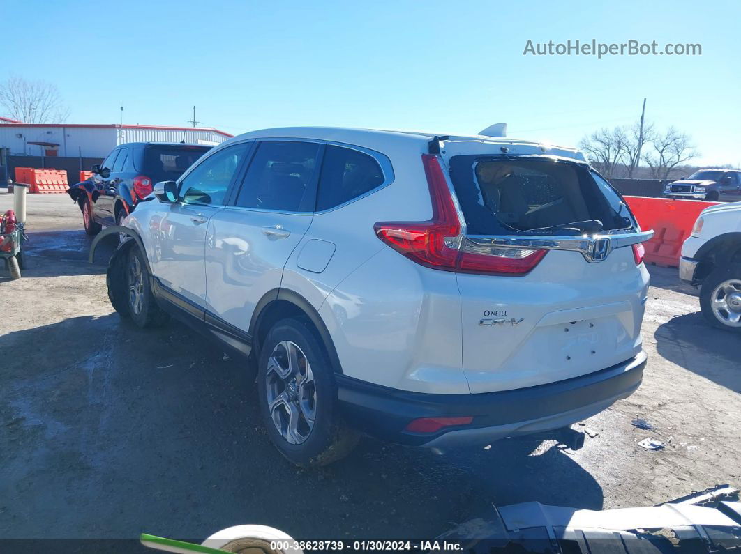 2018 Honda Cr-v Ex-l/ex-l Navi White vin: 2HKRW2H89JH657024