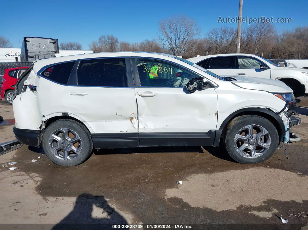 2018 Honda Cr-v Ex-l/ex-l Navi White vin: 2HKRW2H89JH657024