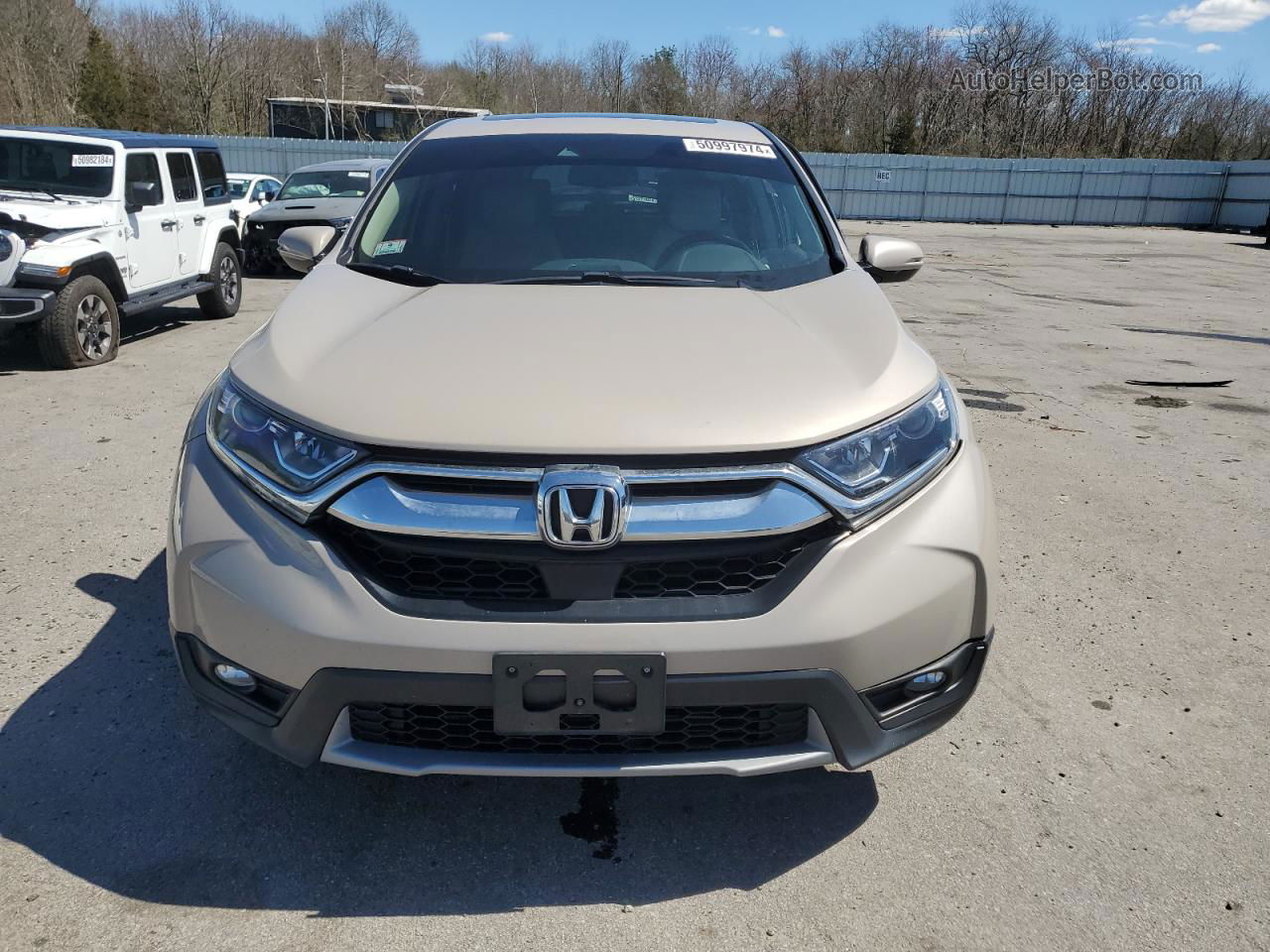 2018 Honda Cr-v Exl Tan vin: 2HKRW2H89JH670565