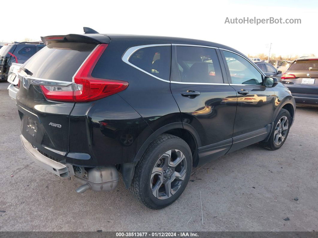 2019 Honda Cr-v Ex-l Black vin: 2HKRW2H89KH663343