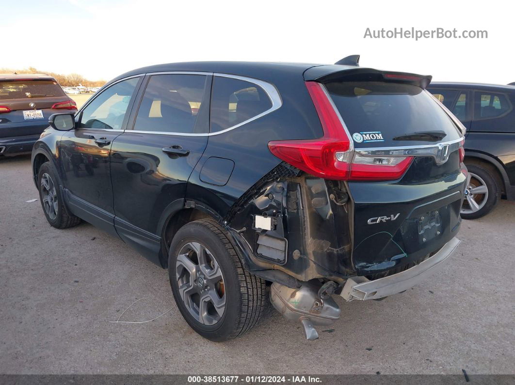 2019 Honda Cr-v Ex-l Black vin: 2HKRW2H89KH663343