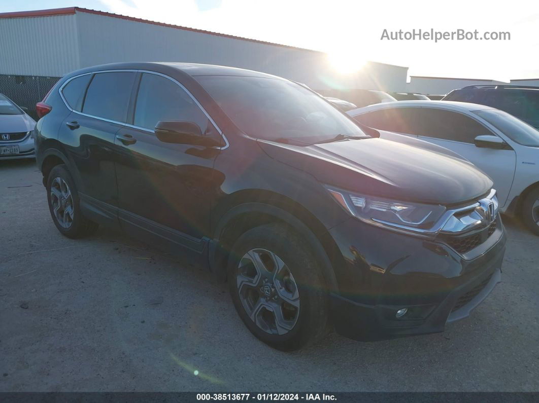 2019 Honda Cr-v Ex-l Black vin: 2HKRW2H89KH663343