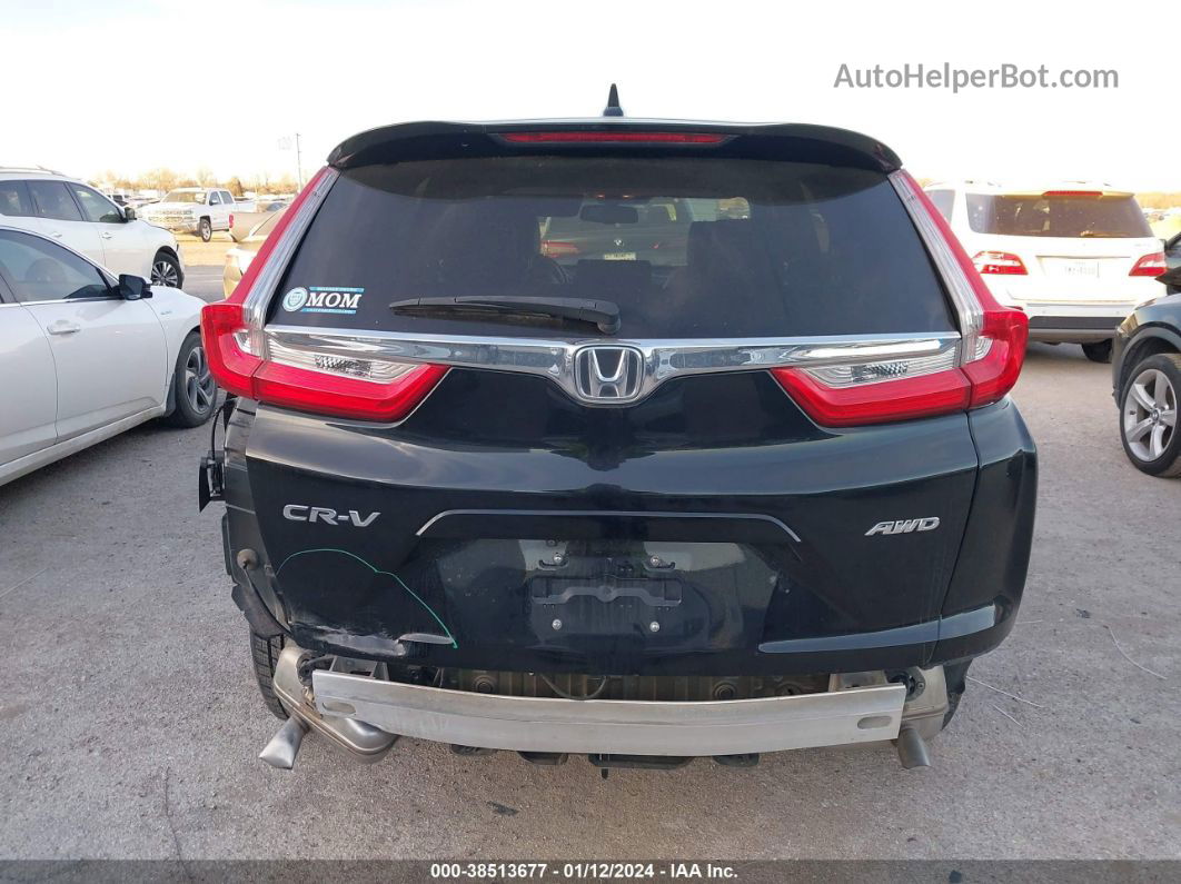 2019 Honda Cr-v Ex-l Black vin: 2HKRW2H89KH663343