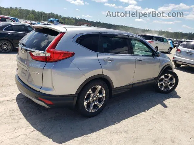 2017 Honda Cr-v Exl Silver vin: 2HKRW2H8XHH609056