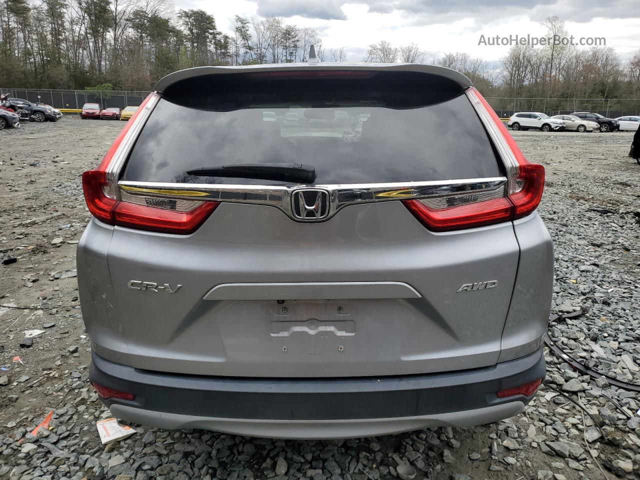 2017 Honda Cr-v Exl Silver vin: 2HKRW2H8XHH619232