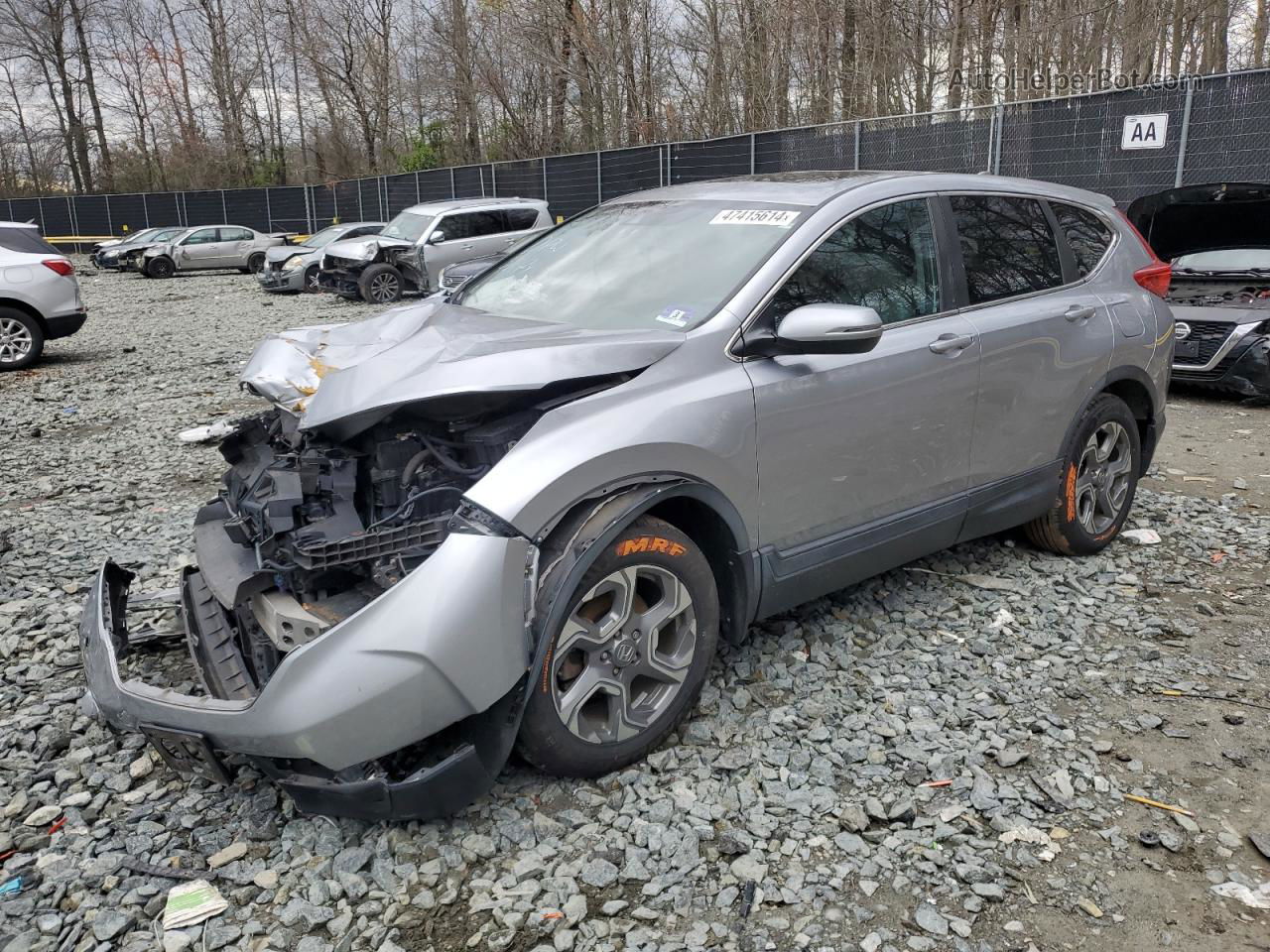 2017 Honda Cr-v Exl Silver vin: 2HKRW2H8XHH619232