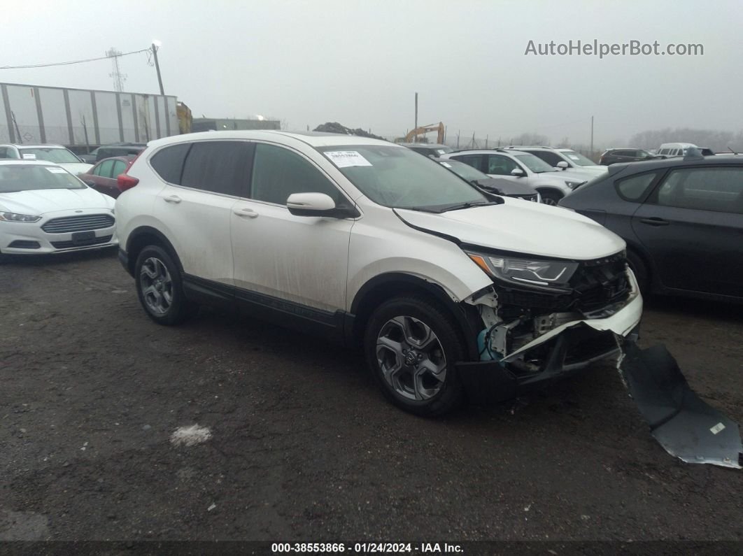 2017 Honda Cr-v Ex-l/ex-l Navi White vin: 2HKRW2H8XHH673064