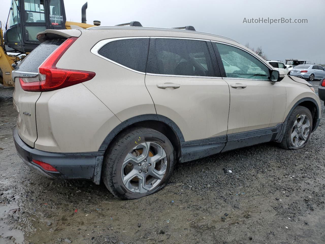 2019 Honda Cr-v Exl Tan vin: 2HKRW2H8XKH600574