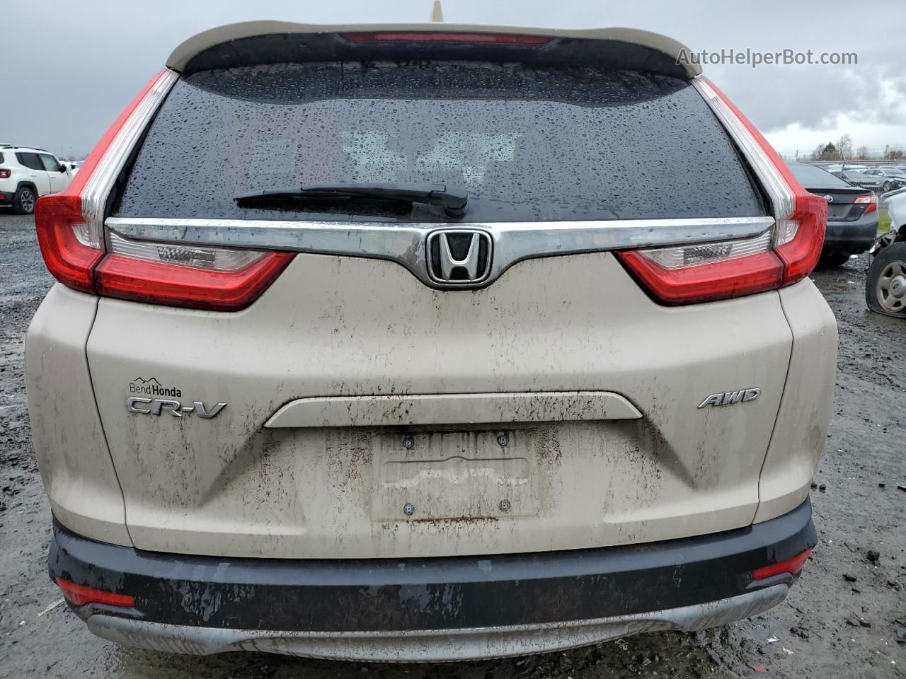 2019 Honda Cr-v Exl Tan vin: 2HKRW2H8XKH600574