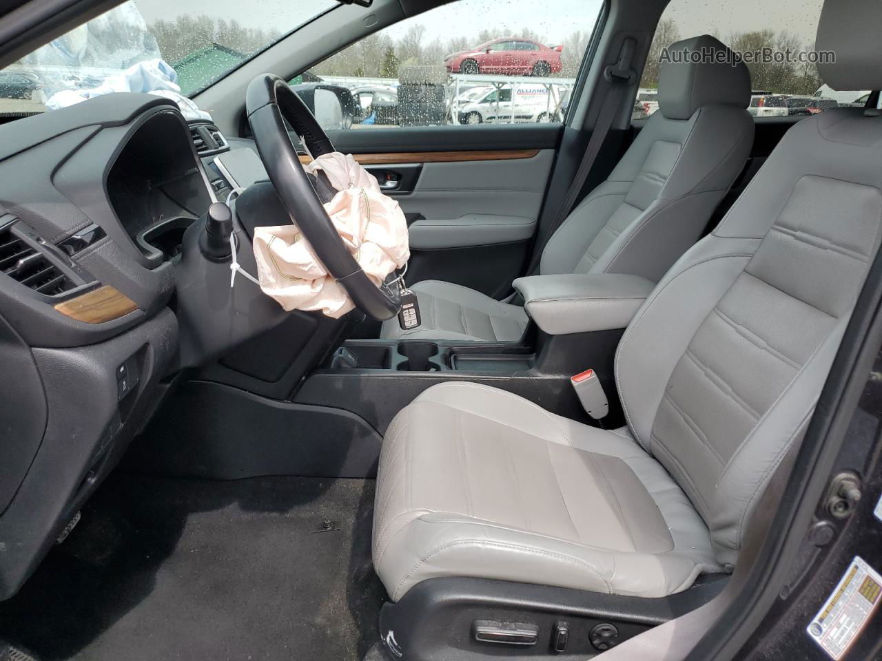 2019 Honda Cr-v Exl Gray vin: 2HKRW2H8XKH647698