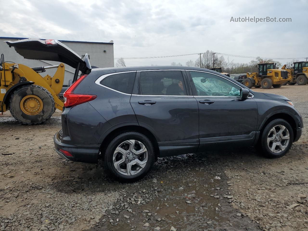 2019 Honda Cr-v Exl Gray vin: 2HKRW2H8XKH647698