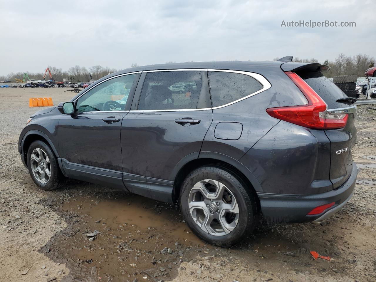 2019 Honda Cr-v Exl Gray vin: 2HKRW2H8XKH647698