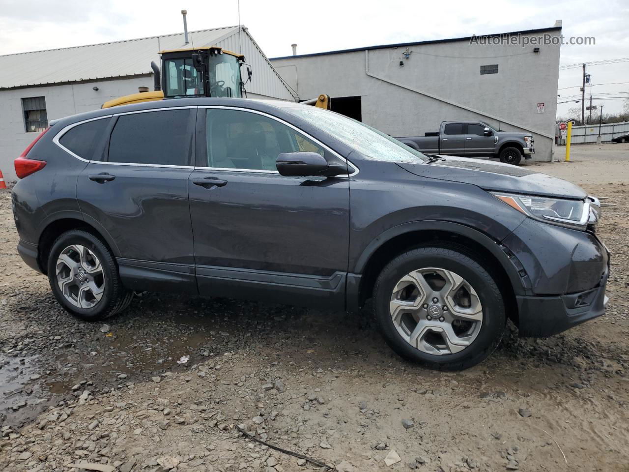 2019 Honda Cr-v Exl Gray vin: 2HKRW2H8XKH647698