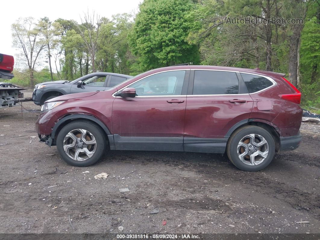 2019 Honda Cr-v Ex-l Red vin: 2HKRW2H8XKH669099