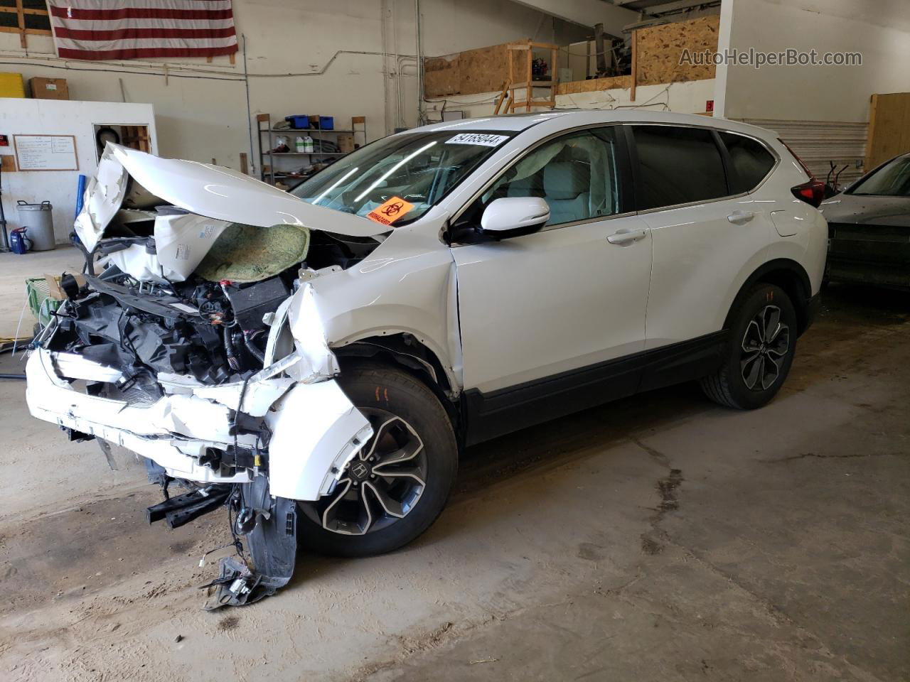 2020 Honda Cr-v Exl White vin: 2HKRW2H8XLH681450