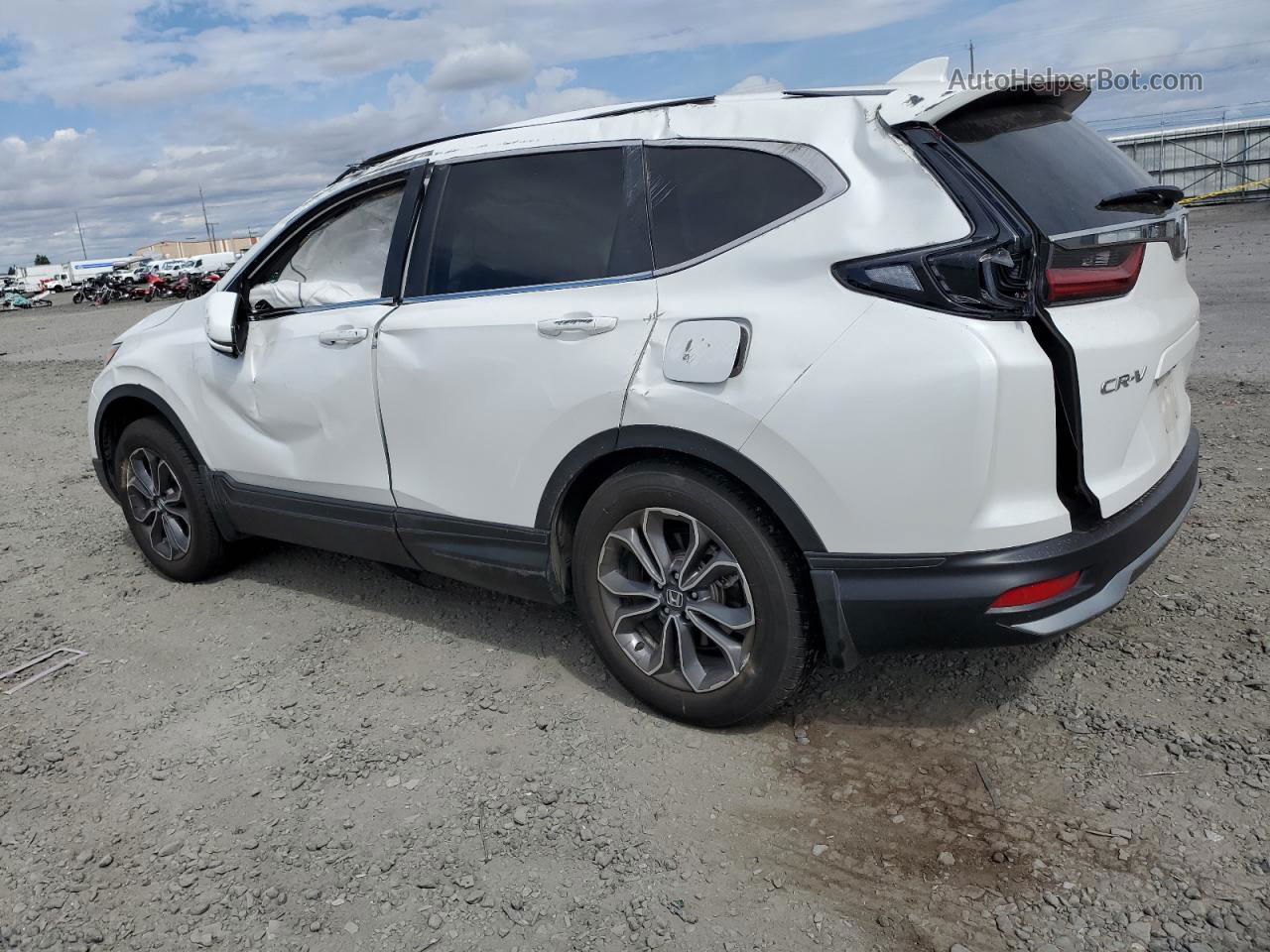 2020 Honda Cr-v Exl White vin: 2HKRW2H8XLH690228