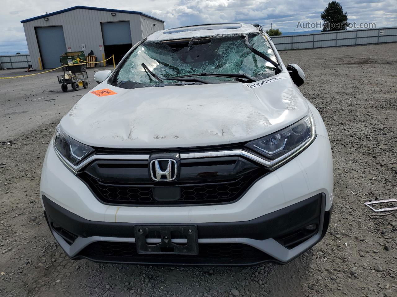 2020 Honda Cr-v Exl White vin: 2HKRW2H8XLH690228