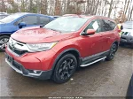 2018 Honda Cr-v Touring Red vin: 2HKRW2H90JH609243