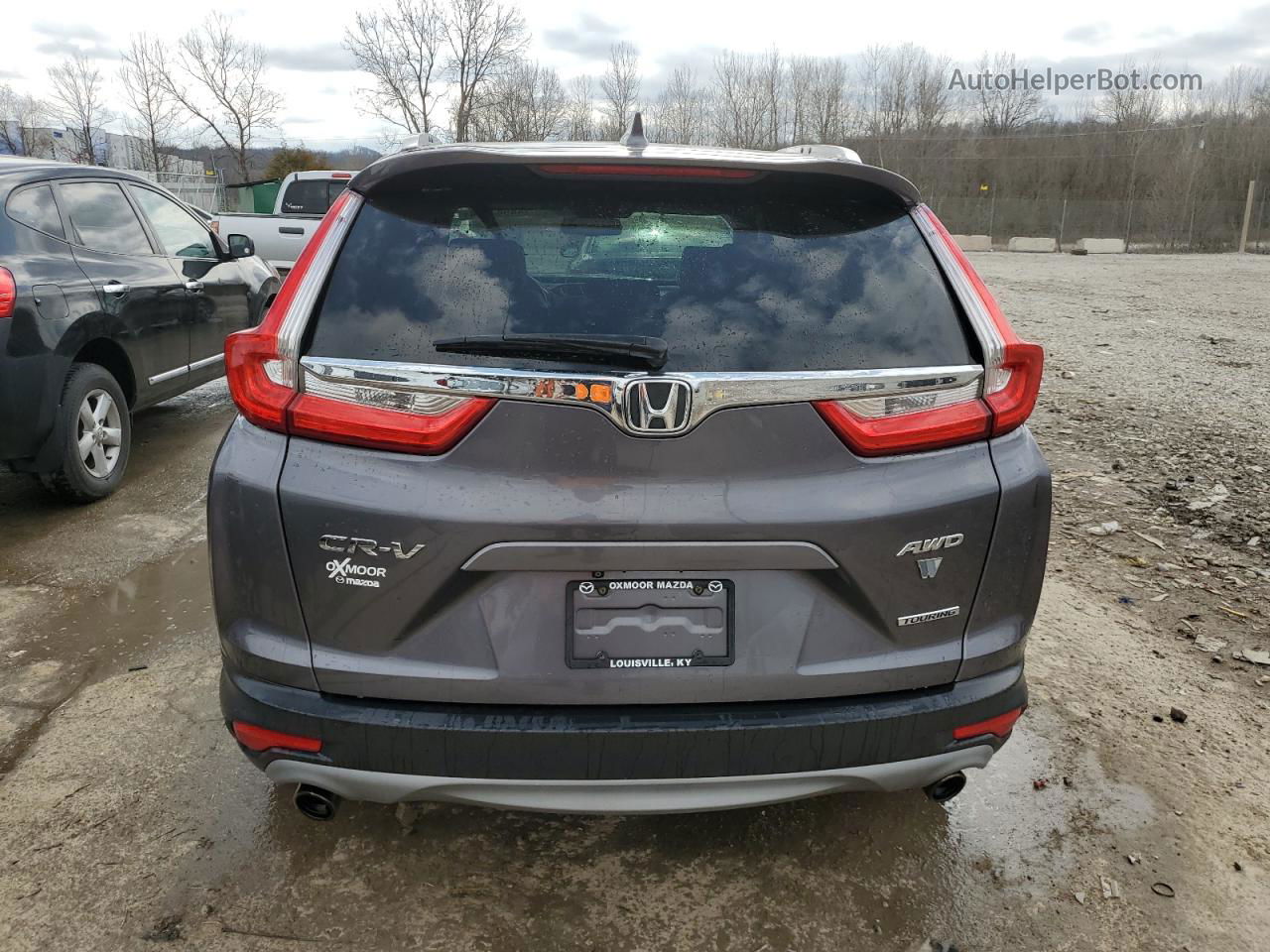 2017 Honda Cr-v Touring Gray vin: 2HKRW2H91HH602585