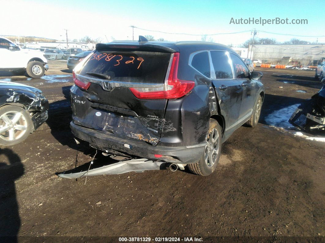 2017 Honda Cr-v Touring Gray vin: 2HKRW2H91HH605681