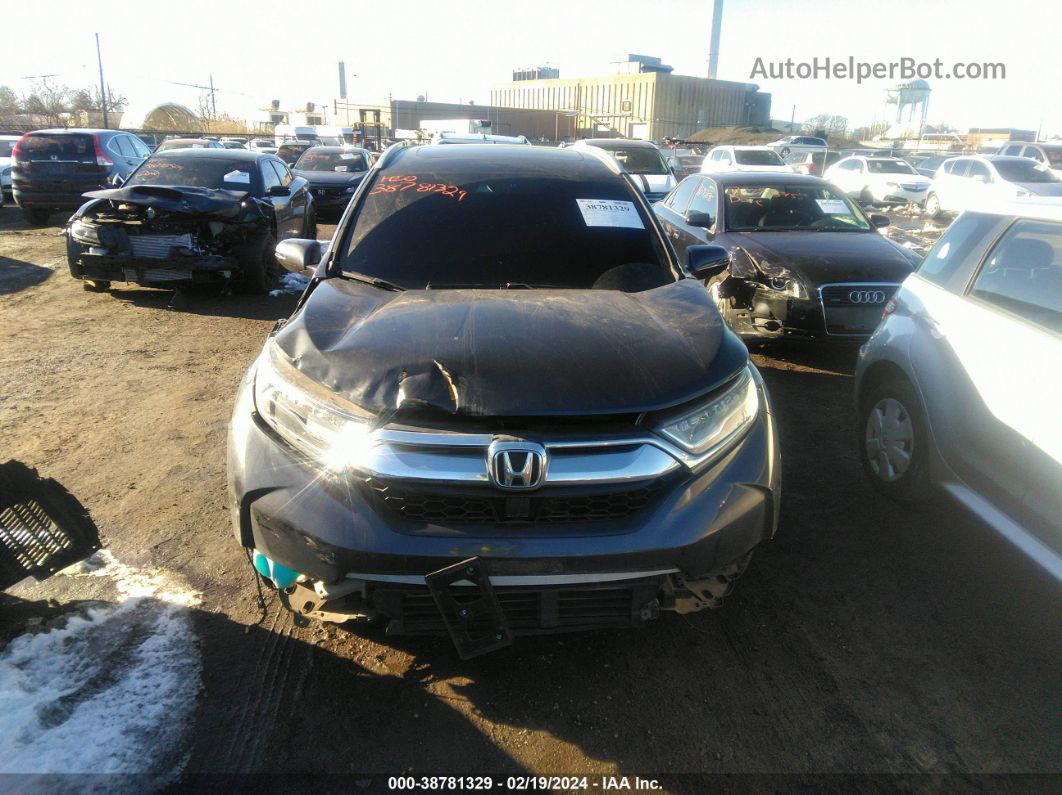 2017 Honda Cr-v Touring Gray vin: 2HKRW2H91HH605681