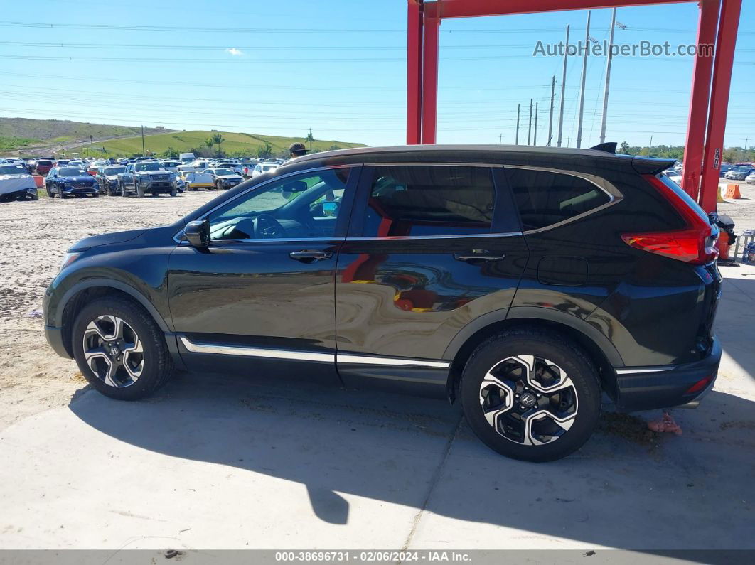 2018 Honda Cr-v Touring Black vin: 2HKRW2H91JH627301