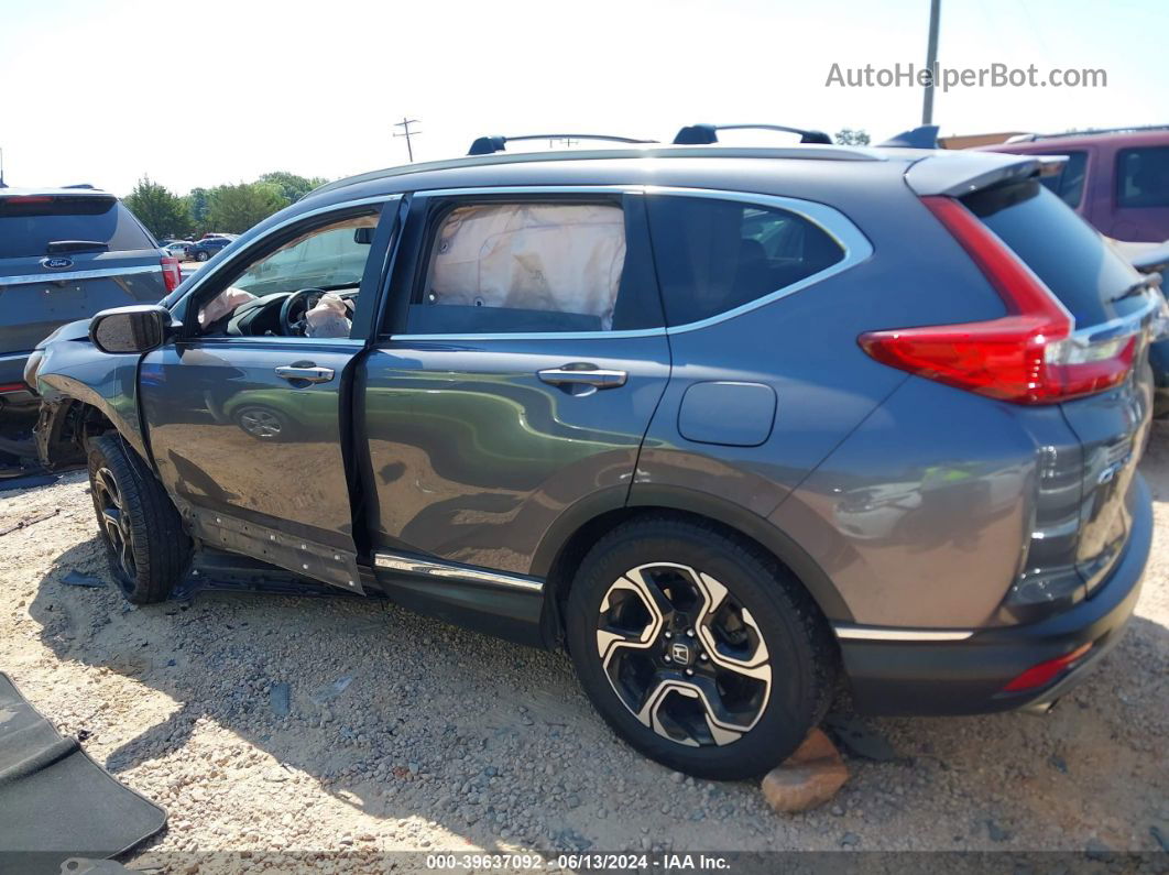 2017 Honda Cr-v Touring Gray vin: 2HKRW2H92HH685007