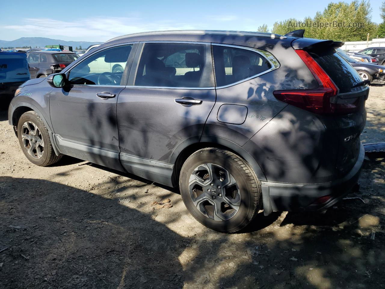 2018 Honda Cr-v Touring Gray vin: 2HKRW2H92JH632880