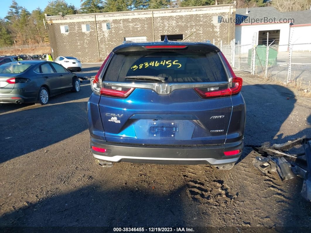 2020 Honda Cr-v Awd Touring Blue vin: 2HKRW2H92LH660049