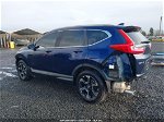 2017 Honda Cr-v Touring Blue vin: 2HKRW2H93HH637144
