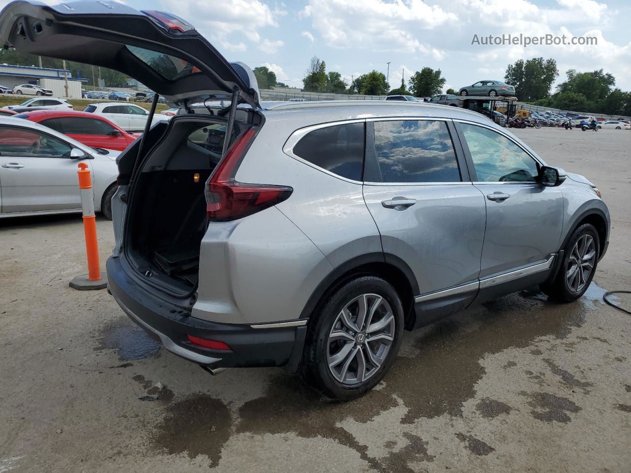 2020 Honda Cr-v Touring Silver vin: 2HKRW2H93LH625147