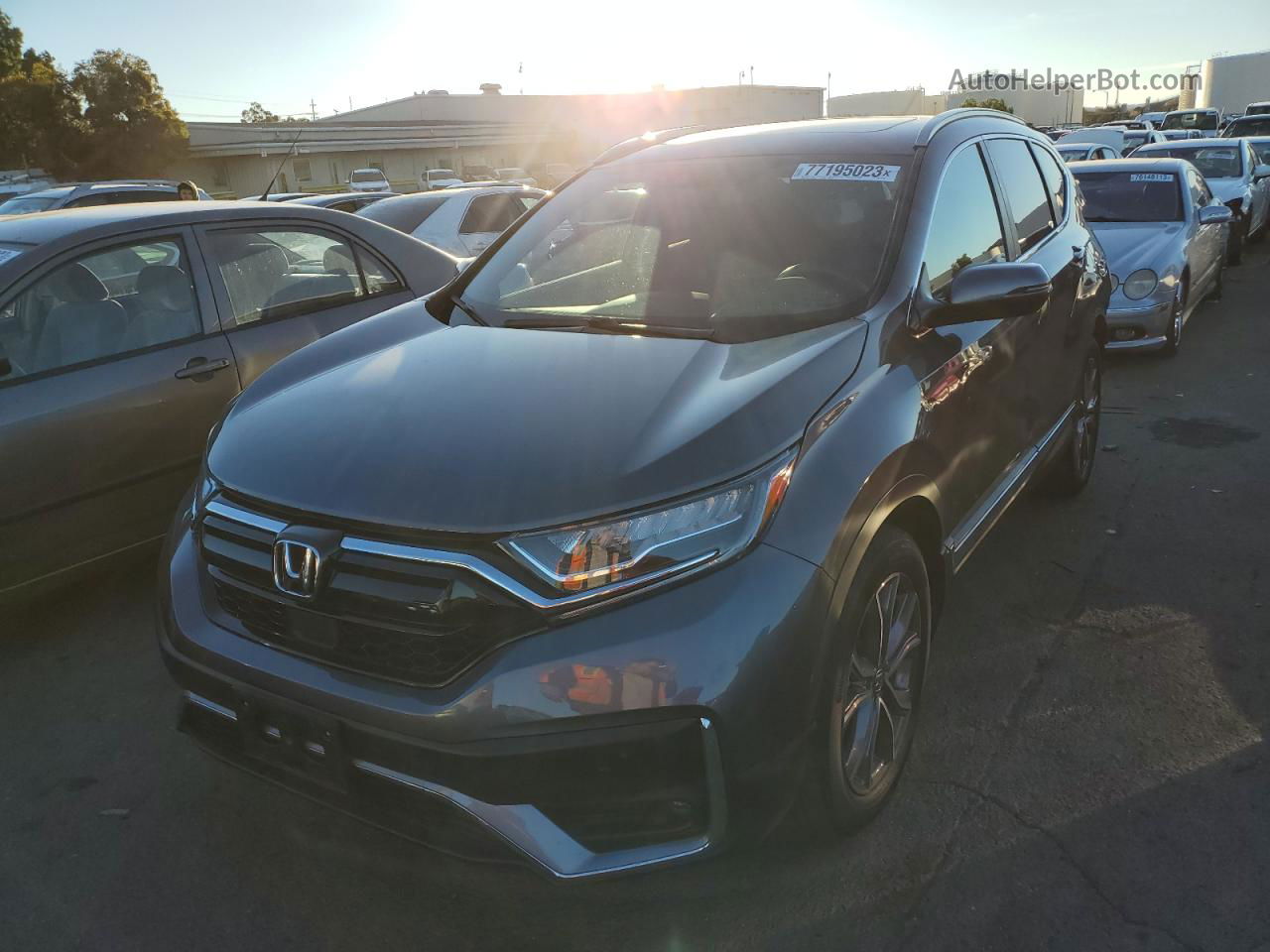 2020 Honda Cr-v Touring Gray vin: 2HKRW2H94LH657783