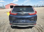 2017 Honda Cr-v Touring Blue vin: 2HKRW2H95HH120654