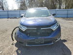 2017 Honda Cr-v Touring Blue vin: 2HKRW2H95HH120654