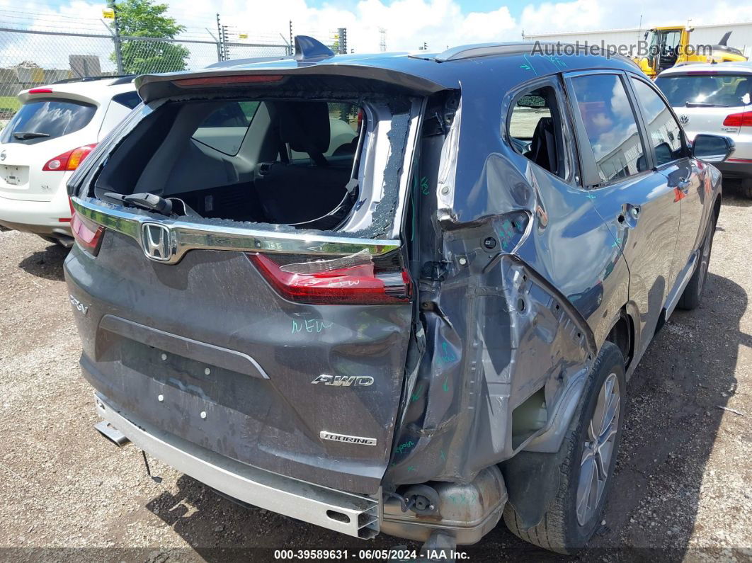 2020 Honda Cr-v Awd Touring Gray vin: 2HKRW2H95LH664693