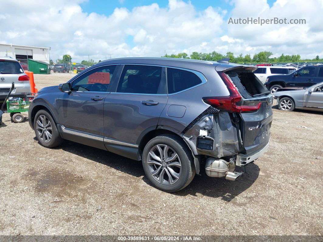 2020 Honda Cr-v Awd Touring Gray vin: 2HKRW2H95LH664693