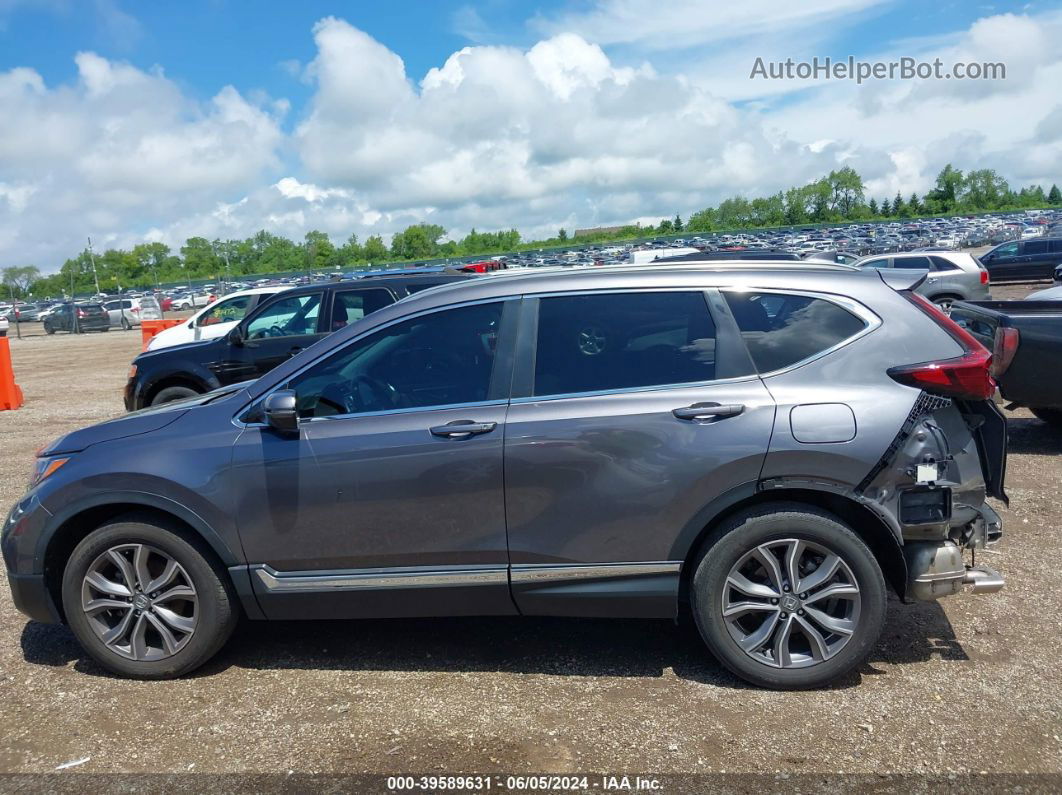 2020 Honda Cr-v Awd Touring Gray vin: 2HKRW2H95LH664693