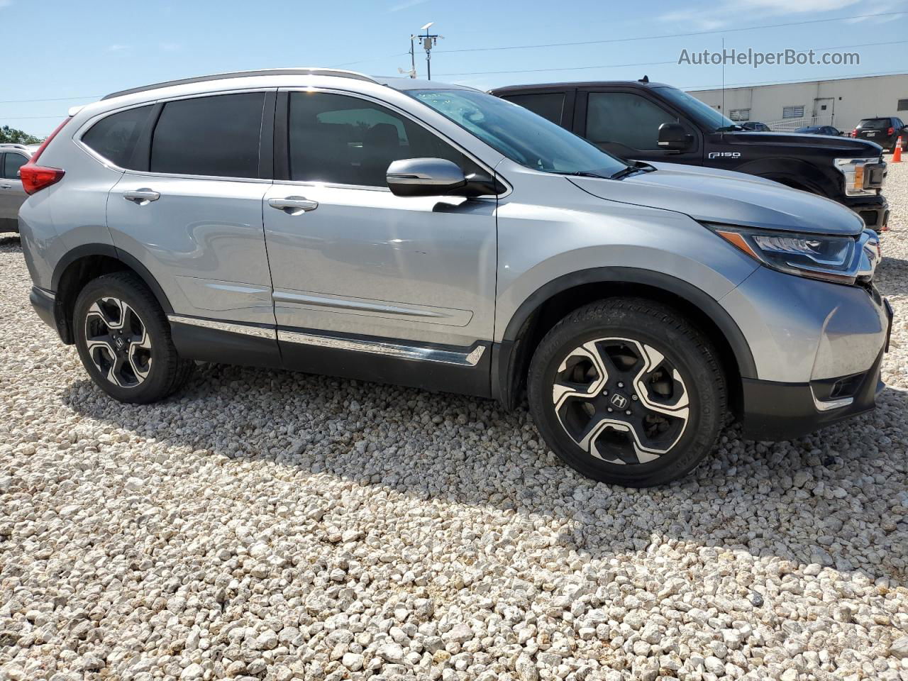 2017 Honda Cr-v Touring Silver vin: 2HKRW2H96HH642371