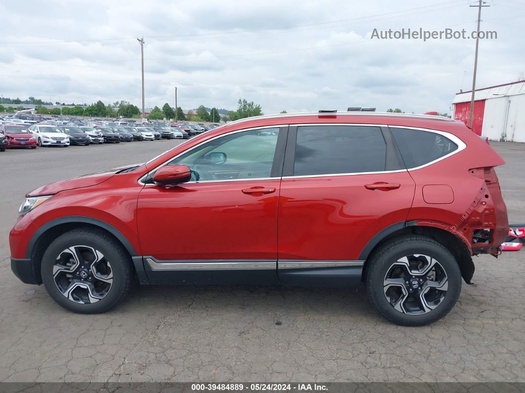 2017 Honda Cr-v Touring Orange vin: 2HKRW2H96HH661664