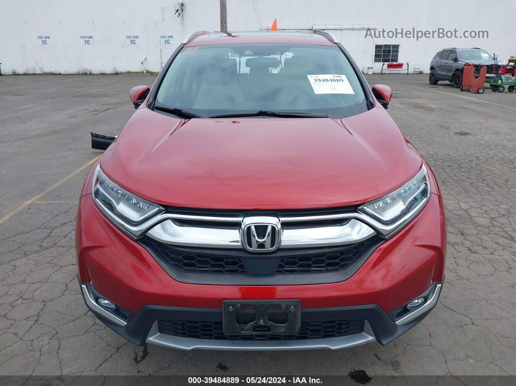 2017 Honda Cr-v Touring Orange vin: 2HKRW2H96HH661664