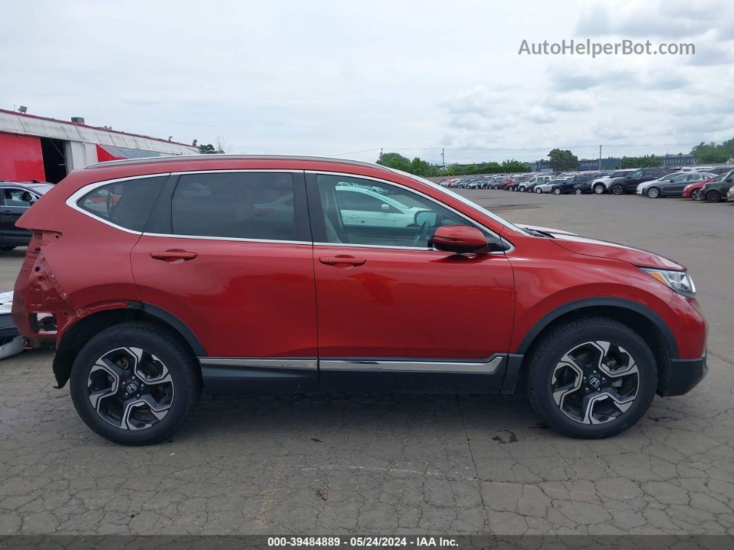 2017 Honda Cr-v Touring Orange vin: 2HKRW2H96HH661664