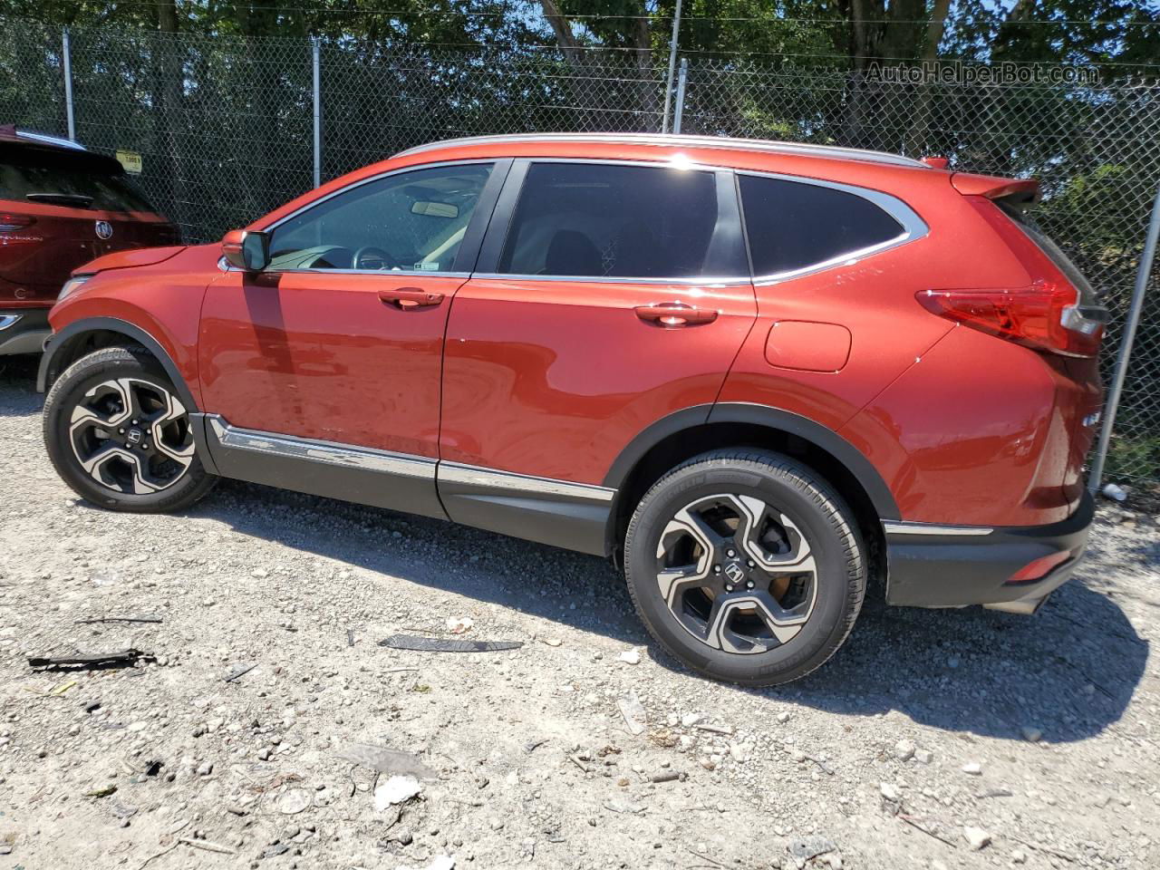 2019 Honda Cr-v Touring Maroon vin: 2HKRW2H96KH637081