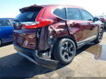 2017 Honda Cr-v Touring Burgundy vin: 2HKRW2H97HH637535