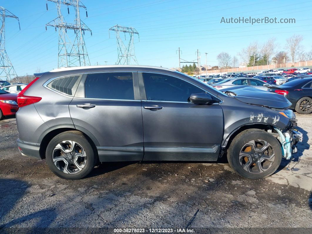 2019 Honda Cr-v Touring Gray vin: 2HKRW2H97KH639132