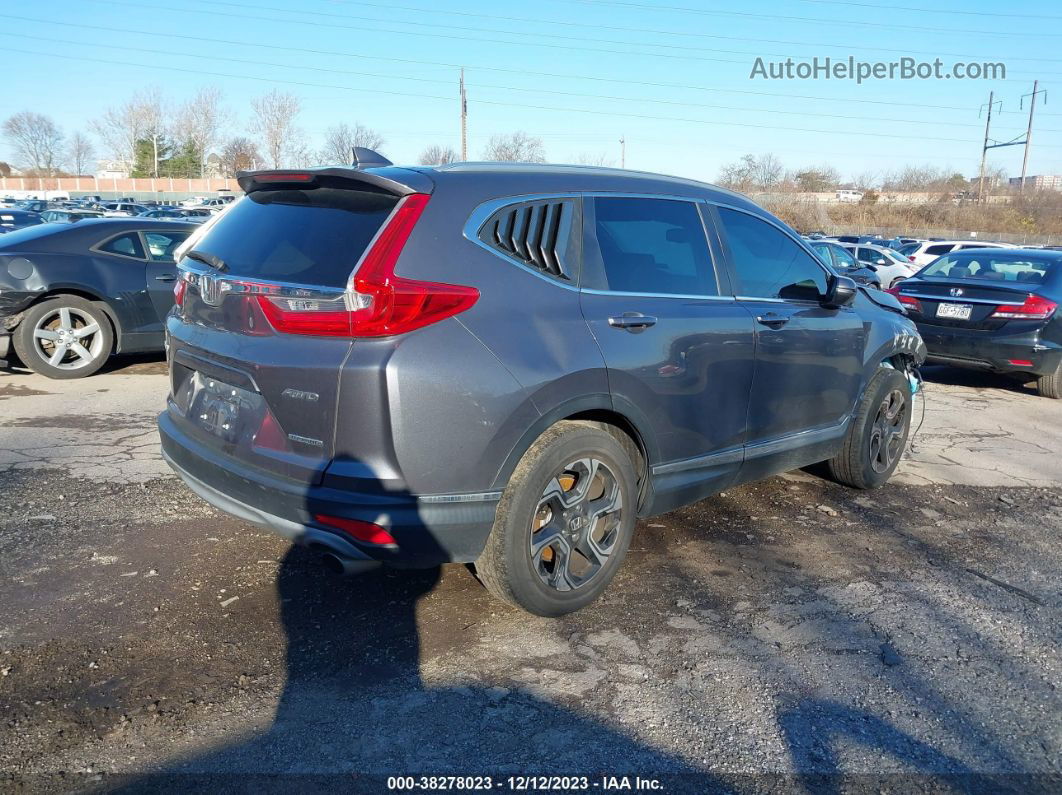 2019 Honda Cr-v Touring Gray vin: 2HKRW2H97KH639132