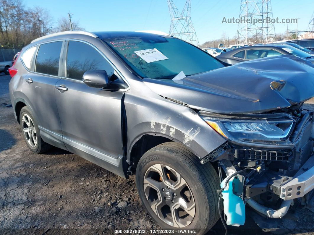 2019 Honda Cr-v Touring Gray vin: 2HKRW2H97KH639132