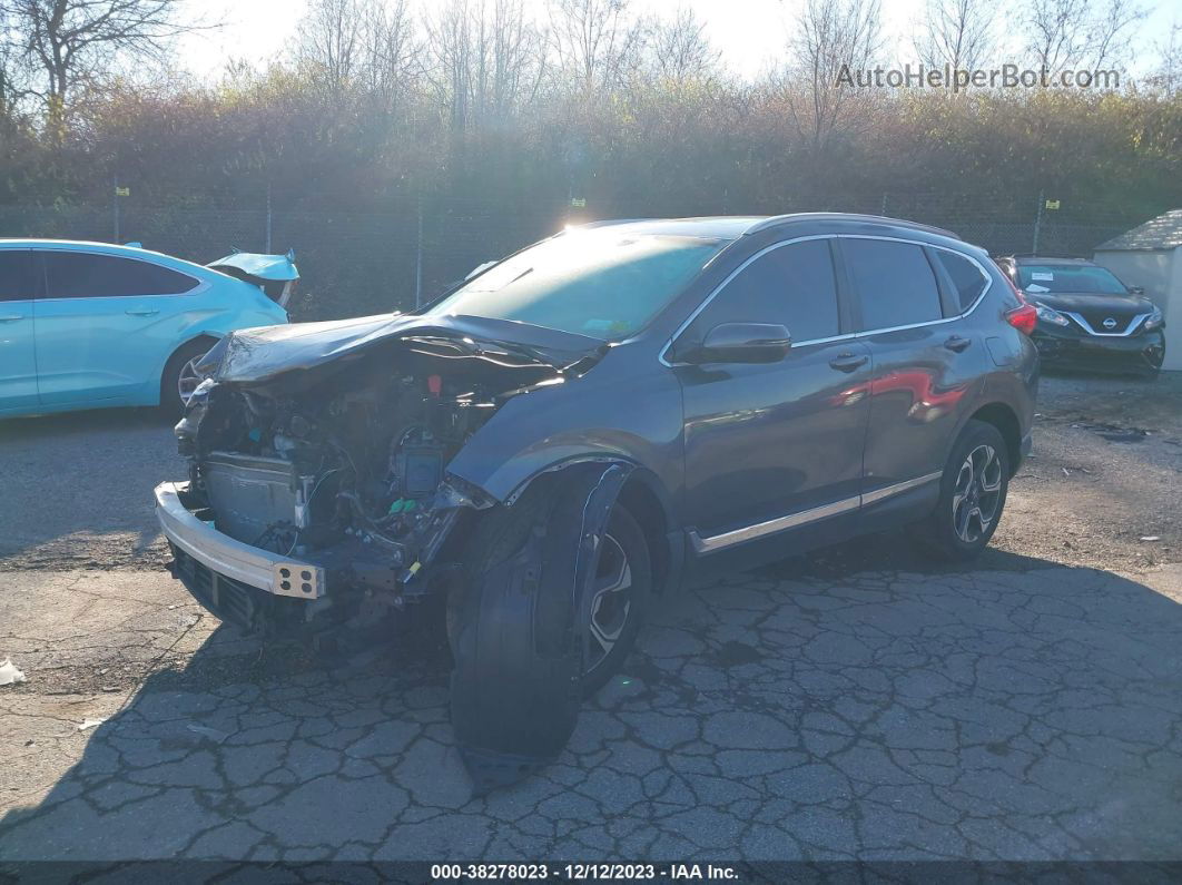 2019 Honda Cr-v Touring Gray vin: 2HKRW2H97KH639132