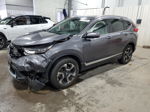 2017 Honda Cr-v Touring Gray vin: 2HKRW2H98HH612482